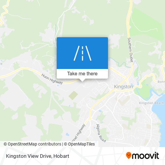 Mapa Kingston View Drive