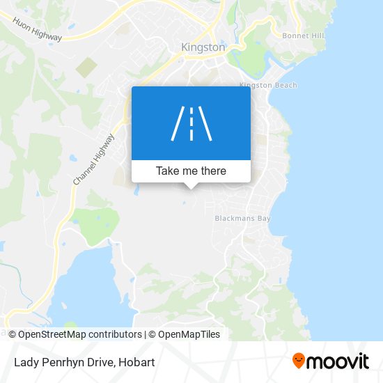 Mapa Lady Penrhyn Drive