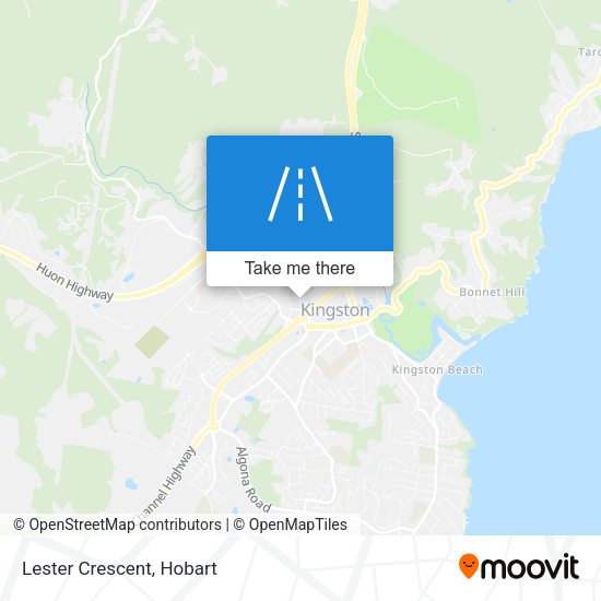 Lester Crescent map