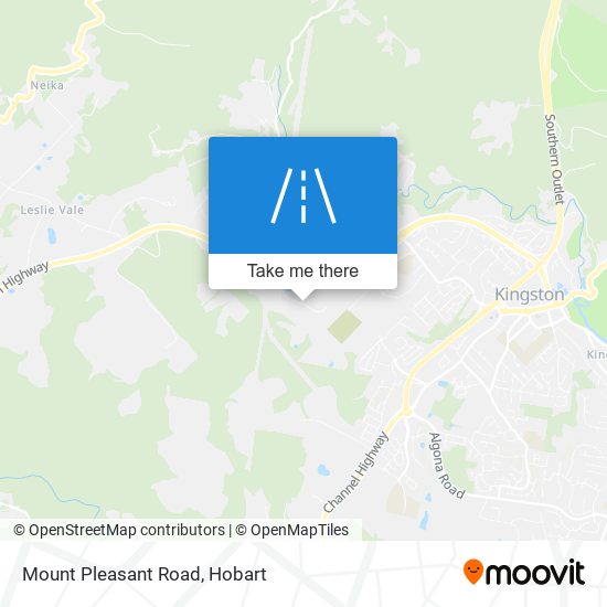 Mapa Mount Pleasant Road