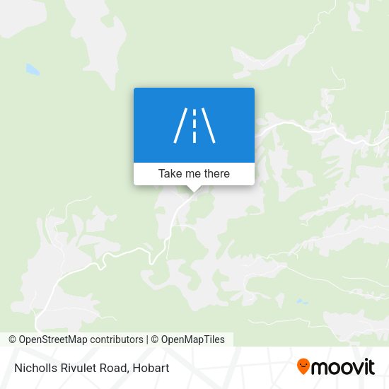 Nicholls Rivulet Road map