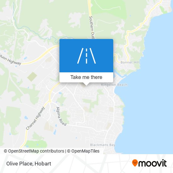 Olive Place map