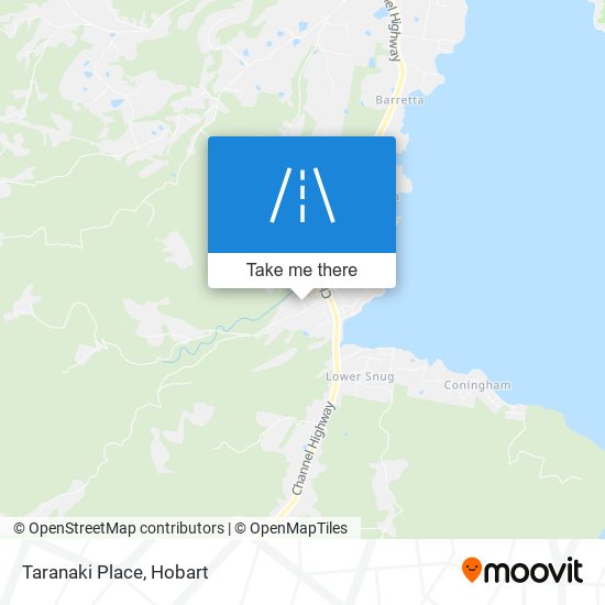 Mapa Taranaki Place