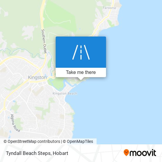 Tyndall Beach Steps map