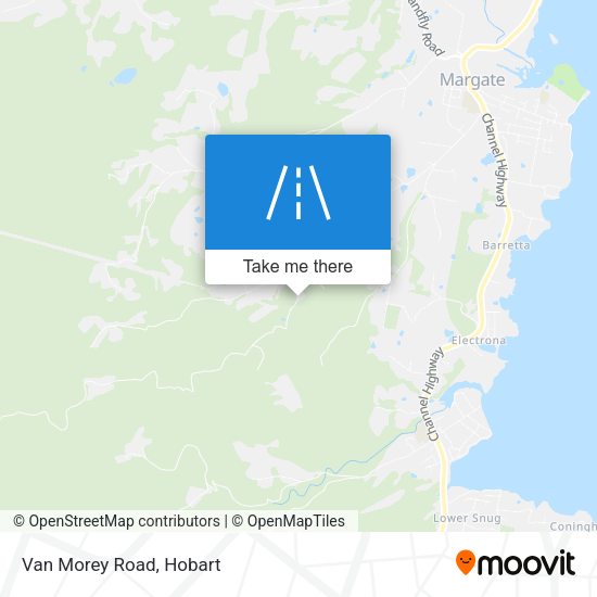 Van Morey Road map