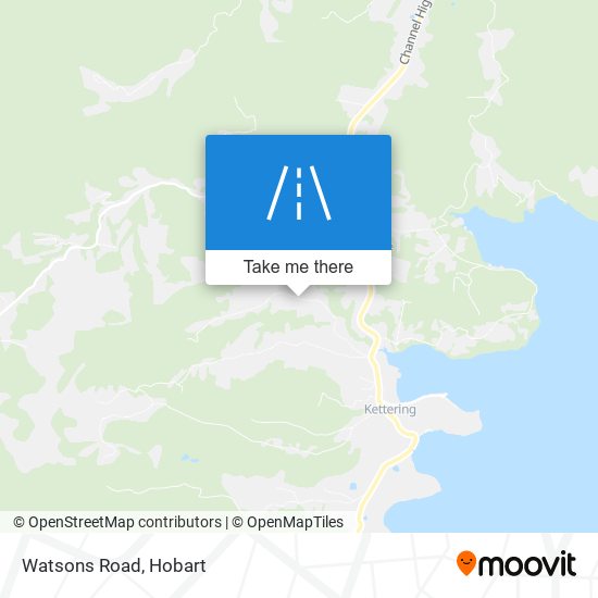 Mapa Watsons Road