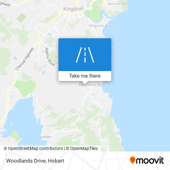 Woodlands Drive map