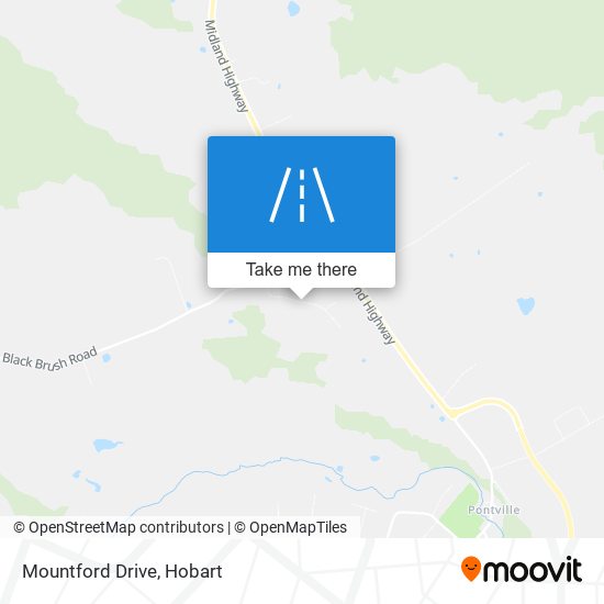 Mapa Mountford Drive