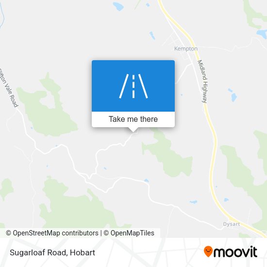 Sugarloaf Road map