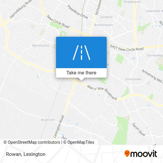 Mapa de Rowan
