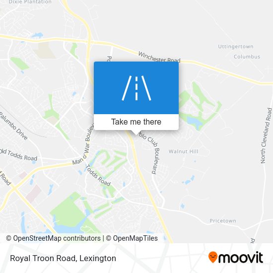 Royal Troon Road map