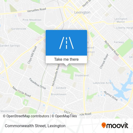Mapa de Commonwealth Street