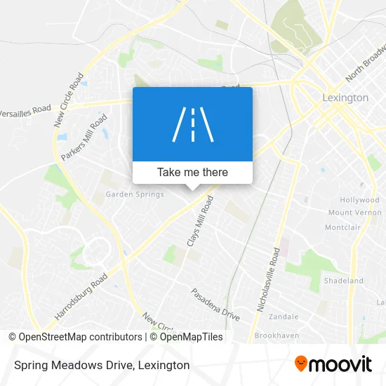 Spring Meadows Drive map