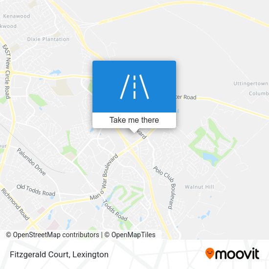 Mapa de Fitzgerald Court