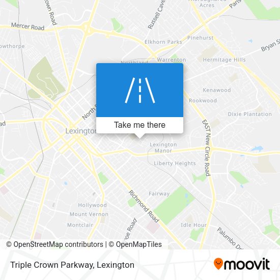 Mapa de Triple Crown Parkway