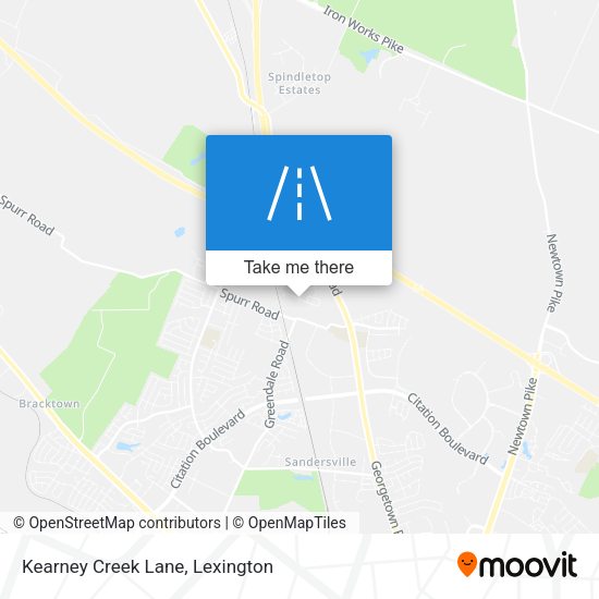 Kearney Creek Lane map
