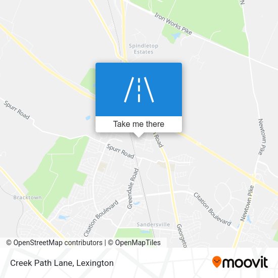 Mapa de Creek Path Lane