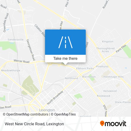 West New Circle Road map
