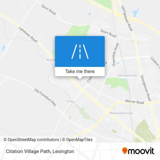 Citation Village Path map