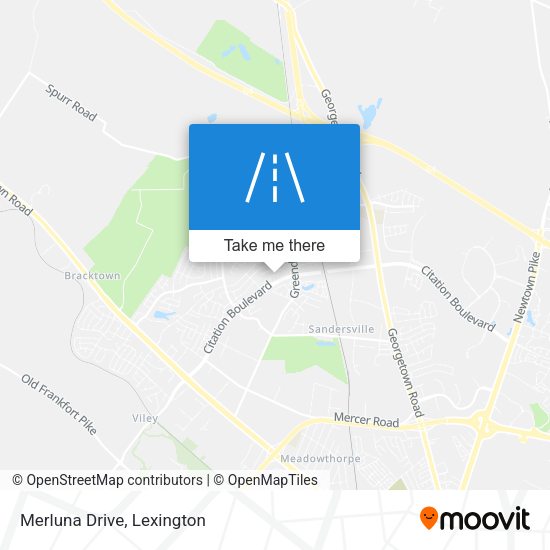Mapa de Merluna Drive
