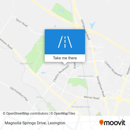 Magnolia Springs Drive map