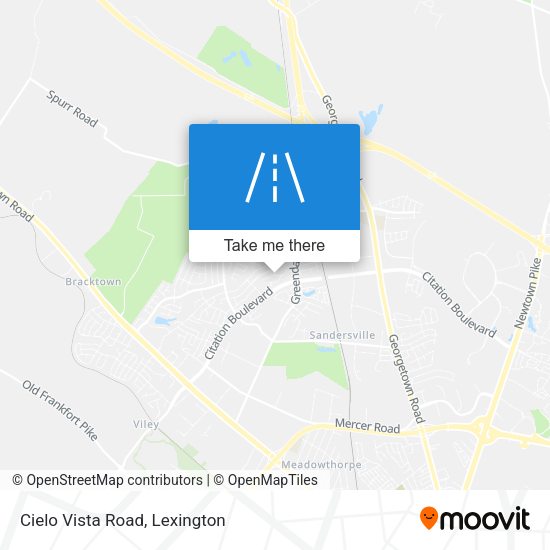 Cielo Vista Road map