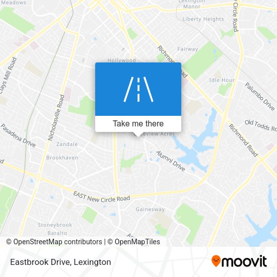 Eastbrook Drive map