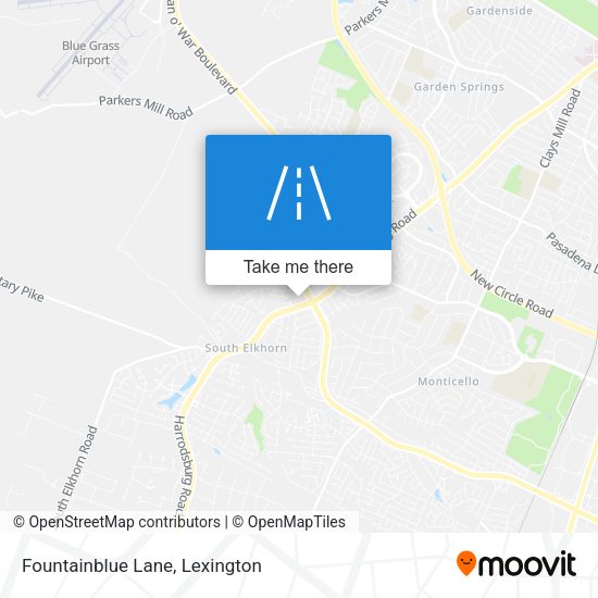 Mapa de Fountainblue Lane