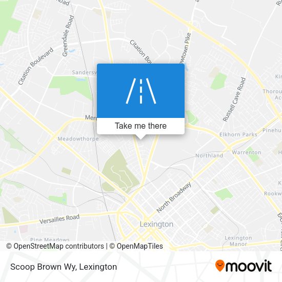 Mapa de Scoop Brown Wy