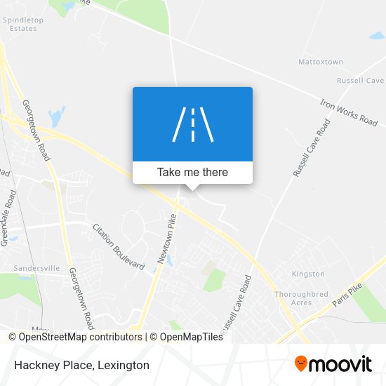 Mapa de Hackney Place