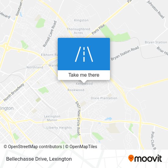Mapa de Bellechasse Drive