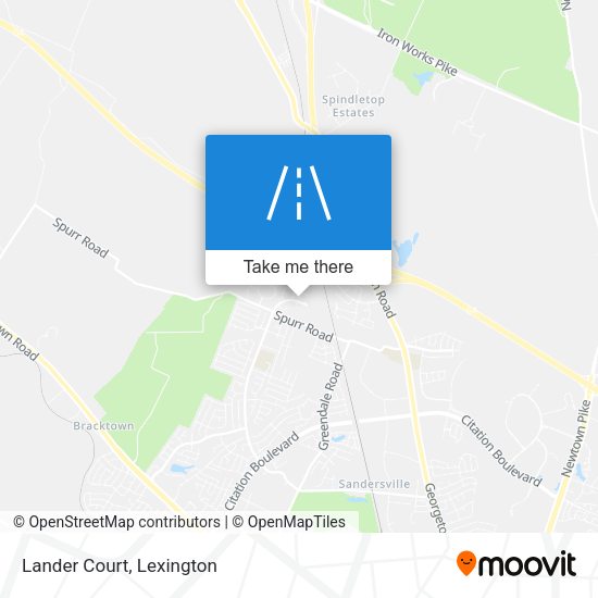 Lander Court map