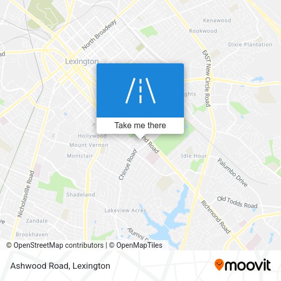 Mapa de Ashwood Road