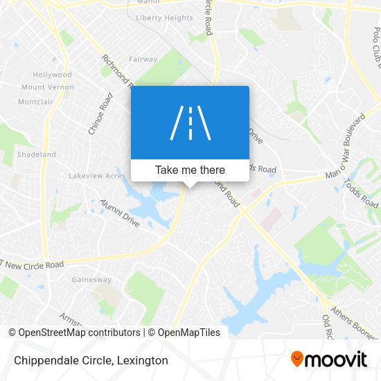 Chippendale Circle map