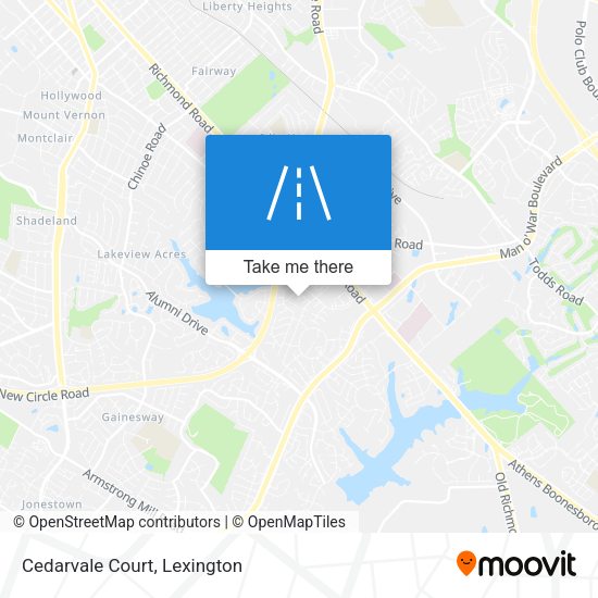 Mapa de Cedarvale Court