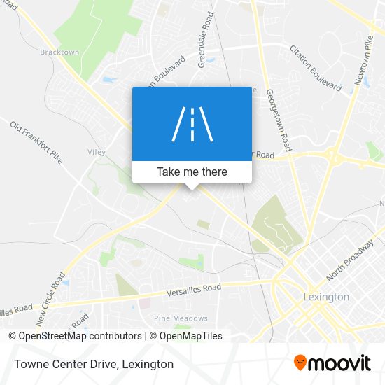 Towne Center Drive map