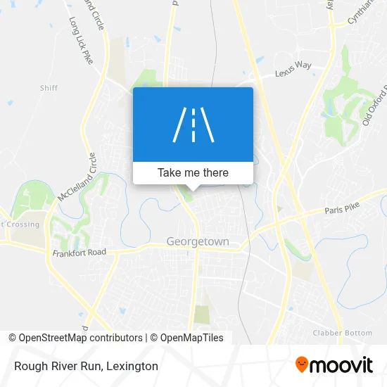 Rough River Run map
