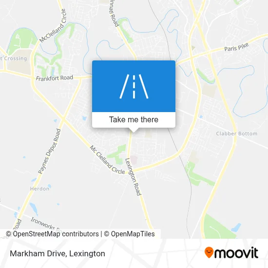 Markham Drive map