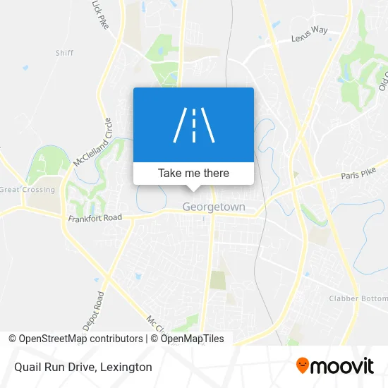 Quail Run Drive map