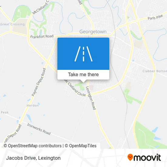 Jacobs Drive map