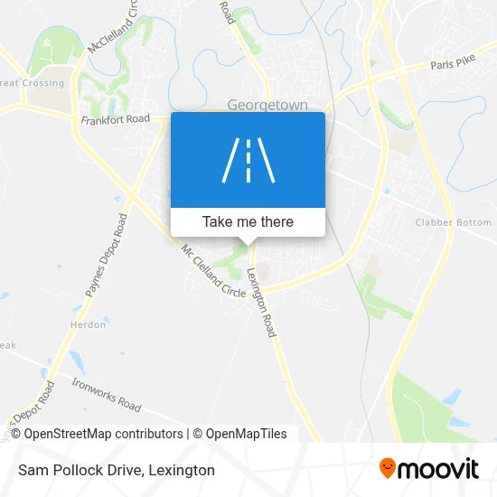 Sam Pollock Drive map