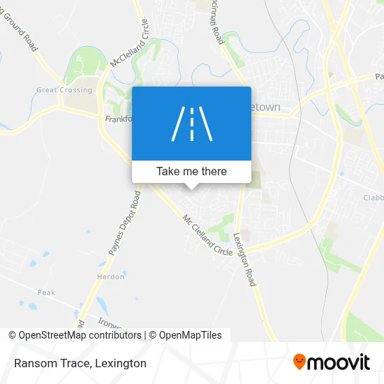 Ransom Trace map