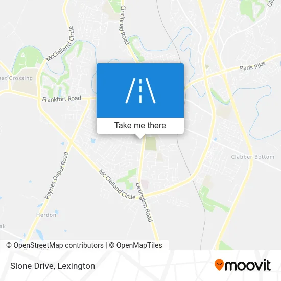 Slone Drive map