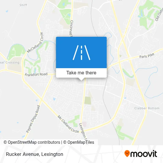 Rucker Avenue map