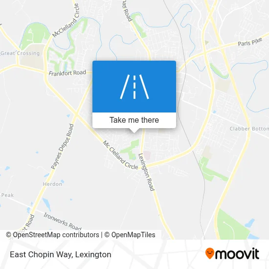 East Chopin Way map