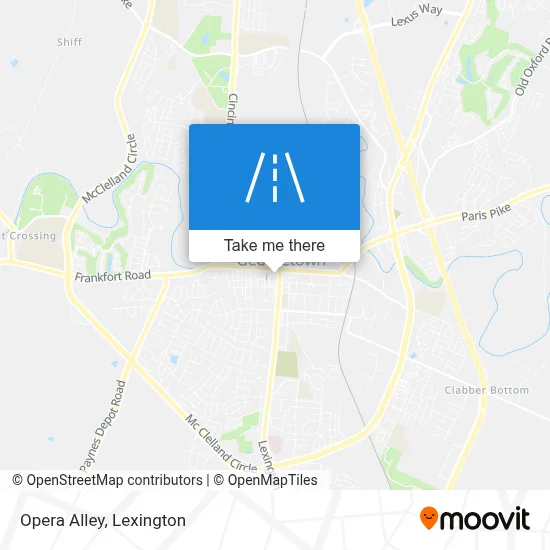 Opera Alley map