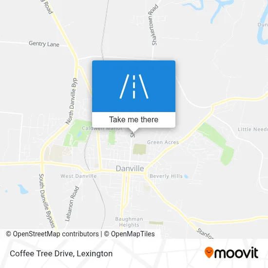 Coffee Tree Drive map