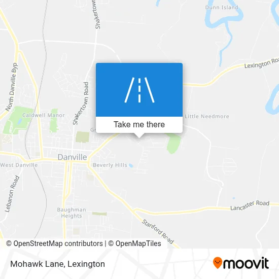 Mohawk Lane map