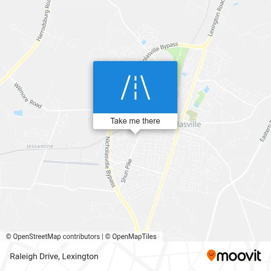 Raleigh Drive map
