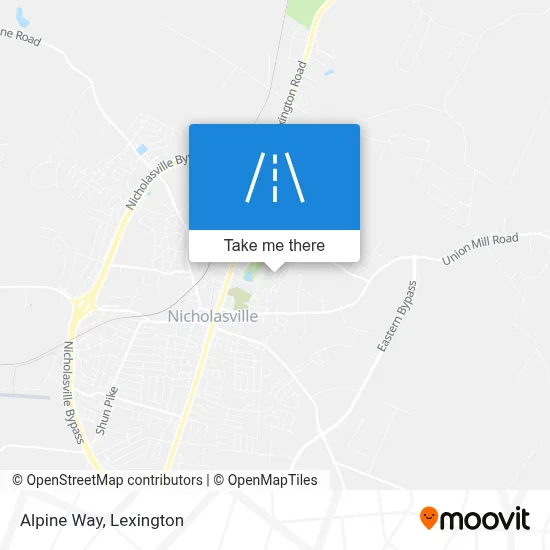 Alpine Way map